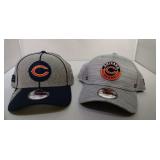 2 L/XL New Era Chicago Bears ball caps
