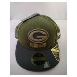 Size 7 5/8 New Era Green Bay Packers Salute to