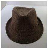 Large New Era Tweed Fedora hat