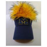 OSFA Fan Favorite Michigan State yellow hair hat