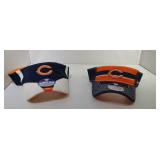2 Reebok OSFA Chicago Bears visors