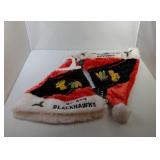 2 Chicago Blackhawks Santa hats