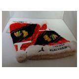 2 Chicago Blackhawks Santa hats