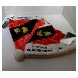 2 Chicago Blackhawks Santa hats