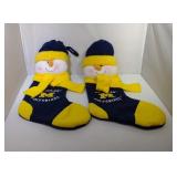 2 Michigan Wolverines stockings - 22 inch