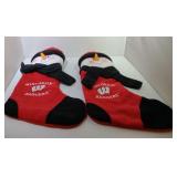 2 Wisconsin Badgers snowman stockings - 22 inch