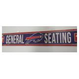 36in X 6in Buffalo Bills Wooden Palque