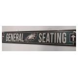 36in X 6in Philadelphia Eagles Wooden Plaque