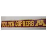 36in X 6in Minnesota Golden Gophers Wooden Plaque