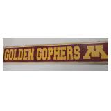 36in X 6in Minnesota Golden Gophers Wooden Plaque