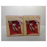 2 Hallmark Willie Mays Keepsake Ornaments