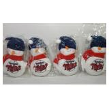 4 Minnesota Twins Snowman - 7 inches