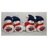 4 Minnesota Twins Snowman - 7 inches
