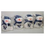 4 New York Yankees Snowmen - 7 inches