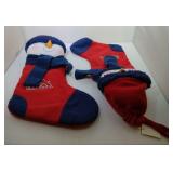 2 St. Louis Cardinals stockings - 22 inches