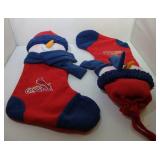 2 St. Louis Cardinals stockings - 22 inches