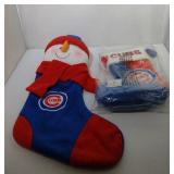 2 Chicago Cubs stockings - 22 inch and 11 inch