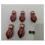 Lot of 5 San Francisco 49ers football magnets