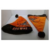 Pair of Cleveland Browns Santa hats