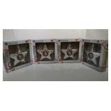 Lot of 4 Minnesota Vikings Christmas ornaments