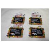 4 Denver Broncos chalkboard ornaments - 3 inch by