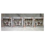 4 Chicago Bears Star ornaments - 5 inches