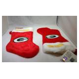 2 Green Bay Packers stockings - 17 inches