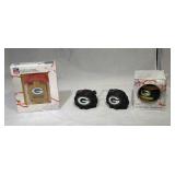 4 Green Bay Packers tree ornaments