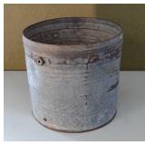 galvanized round can - 14 inch diameter & 14 inch