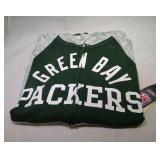 Green Bay Packers Ladies Medium zippered hooded