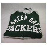 Green Bay Packers Ladies Large zippered hooded