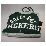 Green Bay Packers Ladies Large zippered hooded