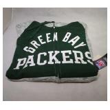 Green Bay Packers Ladies 2XL zippered hooded