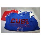 3 Chicago Cubs Ladies Large shirts