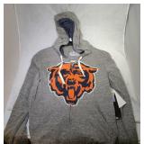 Chicago Bears Ladies Small zippered hooded
