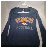 3 Denver Broncos Ladies Small long sleeve shirts