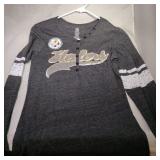 2 Pittsburgh Steelers Ladies Small long sleeve