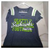 3 Seattle Seahawks Ladies Small t-shirts - 1 lacer