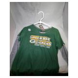 3 Green Bay Packers Ladies Medium long sleeve