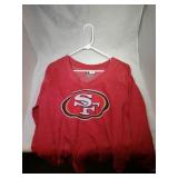 3 San Francisco 49ers Ladies Medium shirts - two