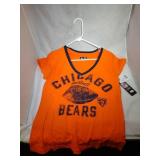 3 Chicago Bears Ladies Large shirts - one lacer
