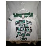 3 Green Bay Packers Ladies Large shirts - one