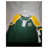 3 Green Bay Packers Ladies Large shirts - long