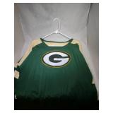3 Green Bay Packers Ladies Large shirts - one 1/4