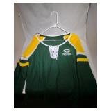 3 Green Bay Packers Ladies Large long sleeve