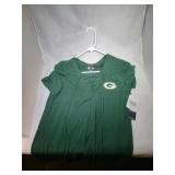 3 Green Bay Packers Ladies Large shirts - two