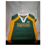 Green Bay Packers Ladies Large lacer jersey