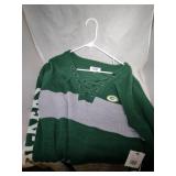 Green Bay Packers Ladies 2XL lacer knit sweater