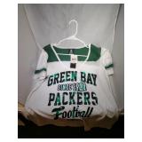 3 Green Bay Packers Ladies 2XL shirts - one lacer,
