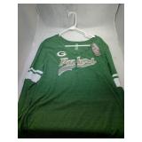 3 Green Bay Packers Ladies 2XL shirts - two long